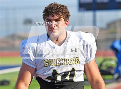 Thumbnail 3 in Centennial vs Faith Lutheran (Scrimmage) photogallery.