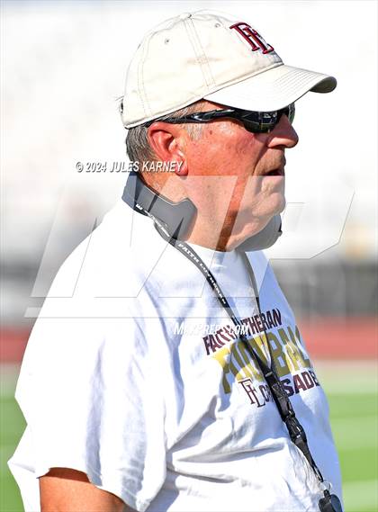 Thumbnail 1 in Centennial vs Faith Lutheran (Scrimmage) photogallery.