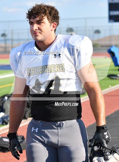 Thumbnail 2 in Centennial vs Faith Lutheran (Scrimmage) photogallery.