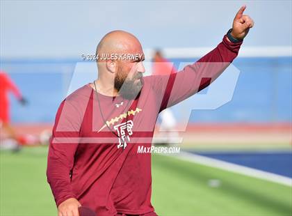 Thumbnail 1 in Centennial vs Faith Lutheran (Scrimmage) photogallery.