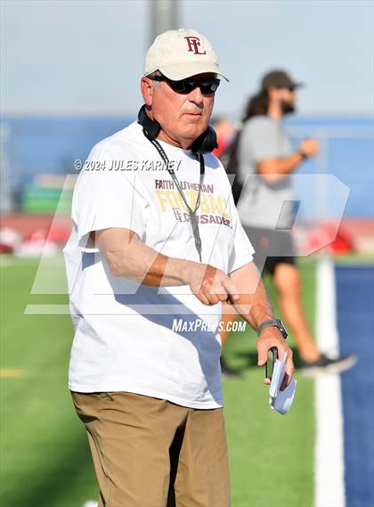 Thumbnail 1 in Centennial vs Faith Lutheran (Scrimmage) photogallery.