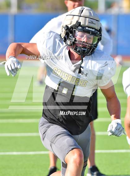 Thumbnail 3 in Centennial vs Faith Lutheran (Scrimmage) photogallery.