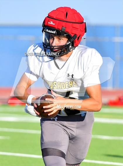 Thumbnail 1 in Centennial vs Faith Lutheran (Scrimmage) photogallery.