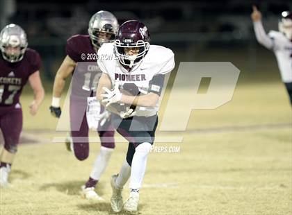 Thumbnail 1 in Pioneer-Pleasant Vale @ Velma-Alma (OSSAA Class B - Quarterfinal Playoff) photogallery.