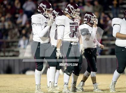 Thumbnail 2 in Pioneer-Pleasant Vale @ Velma-Alma (OSSAA Class B - Quarterfinal Playoff) photogallery.
