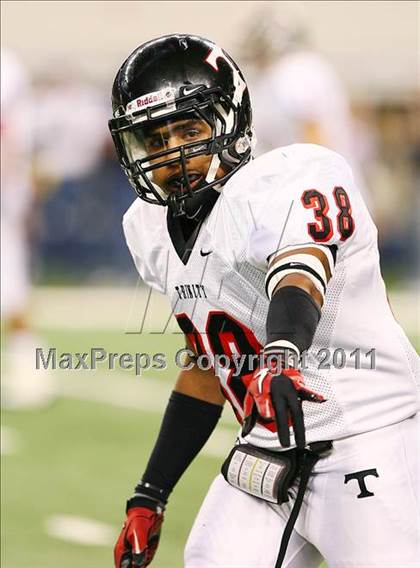 Thumbnail 3 in Allen vs. Trinity (5A Division 1 Region 1 Area Playoffs) photogallery.