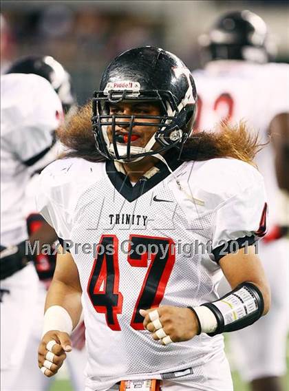 Thumbnail 3 in Allen vs. Trinity (5A Division 1 Region 1 Area Playoffs) photogallery.