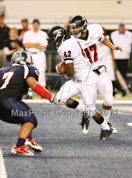 Thumbnail 1 in Allen vs. Trinity (5A Division 1 Region 1 Area Playoffs) photogallery.