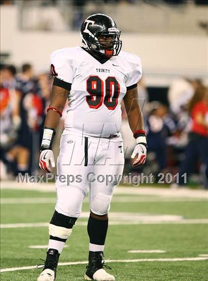 Thumbnail 2 in Allen vs. Trinity (5A Division 1 Region 1 Area Playoffs) photogallery.