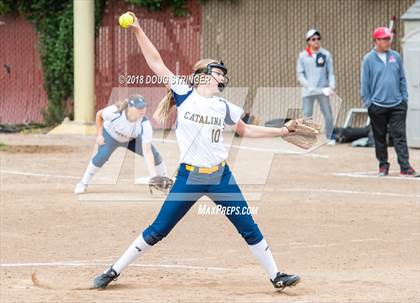 Thumbnail 3 in CCS Division II Softball Championship (Carmel vs. Santa Catalina) photogallery.