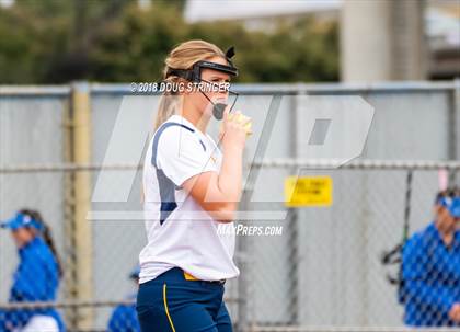 Thumbnail 2 in CCS Division II Softball Championship (Carmel vs. Santa Catalina) photogallery.