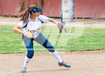 Thumbnail 2 in CCS Division II Softball Championship (Carmel vs. Santa Catalina) photogallery.