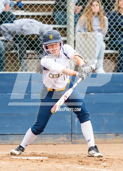 Thumbnail 2 in CCS Division II Softball Championship (Carmel vs. Santa Catalina) photogallery.