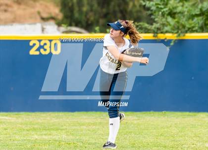 Thumbnail 3 in CCS Division II Softball Championship (Carmel vs. Santa Catalina) photogallery.