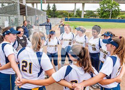 Thumbnail 2 in CCS Division II Softball Championship (Carmel vs. Santa Catalina) photogallery.