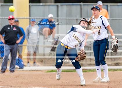 Thumbnail 3 in CCS Division II Softball Championship (Carmel vs. Santa Catalina) photogallery.