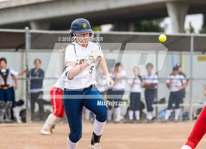 Thumbnail 1 in CCS Division II Softball Championship (Carmel vs. Santa Catalina) photogallery.