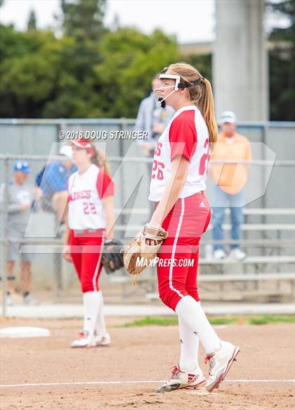 Thumbnail 1 in CCS Division II Softball Championship (Carmel vs. Santa Catalina) photogallery.