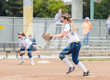 Thumbnail 2 in CCS Division II Softball Championship (Carmel vs. Santa Catalina) photogallery.