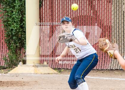 Thumbnail 1 in CCS Division II Softball Championship (Carmel vs. Santa Catalina) photogallery.