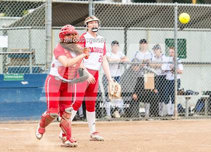 Thumbnail 2 in CCS Division II Softball Championship (Carmel vs. Santa Catalina) photogallery.