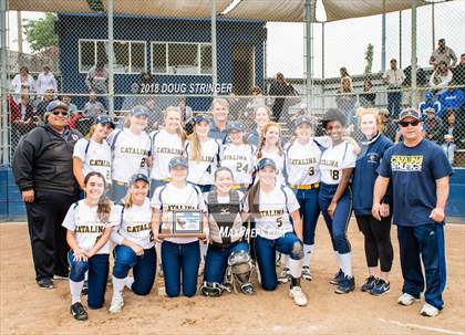 Thumbnail 3 in CCS Division II Softball Championship (Carmel vs. Santa Catalina) photogallery.