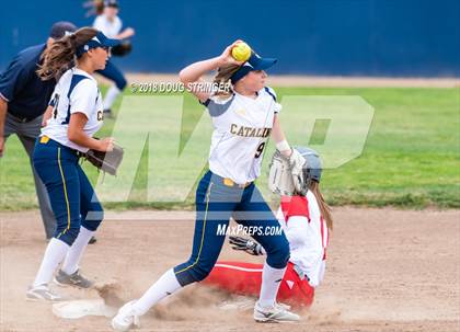 Thumbnail 1 in CCS Division II Softball Championship (Carmel vs. Santa Catalina) photogallery.