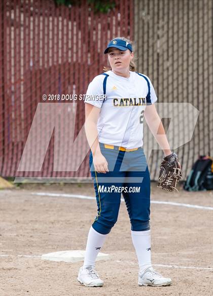 Thumbnail 2 in CCS Division II Softball Championship (Carmel vs. Santa Catalina) photogallery.