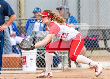 Thumbnail 2 in CCS Division II Softball Championship (Carmel vs. Santa Catalina) photogallery.