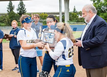 Thumbnail 1 in CCS Division II Softball Championship (Carmel vs. Santa Catalina) photogallery.