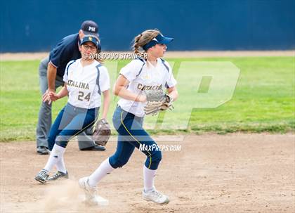 Thumbnail 2 in CCS Division II Softball Championship (Carmel vs. Santa Catalina) photogallery.