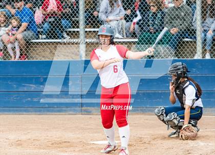 Thumbnail 2 in CCS Division II Softball Championship (Carmel vs. Santa Catalina) photogallery.