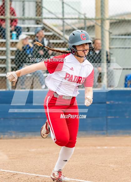 Thumbnail 2 in CCS Division II Softball Championship (Carmel vs. Santa Catalina) photogallery.