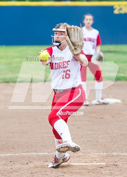 Thumbnail 3 in CCS Division II Softball Championship (Carmel vs. Santa Catalina) photogallery.
