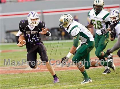 Thumbnail 3 in West Stokes vs. Kinston (NCHSAA 2AA State Final) photogallery.