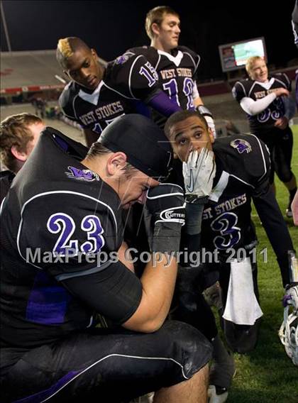 Thumbnail 2 in West Stokes vs. Kinston (NCHSAA 2AA State Final) photogallery.
