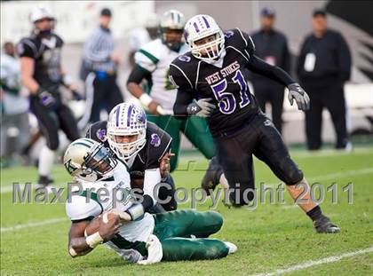 Thumbnail 2 in West Stokes vs. Kinston (NCHSAA 2AA State Final) photogallery.