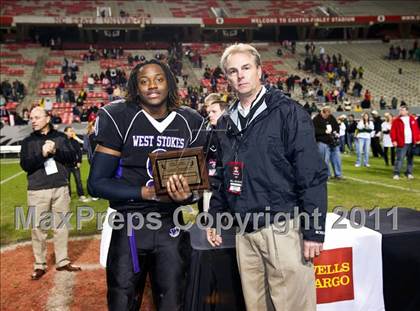 Thumbnail 2 in West Stokes vs. Kinston (NCHSAA 2AA State Final) photogallery.