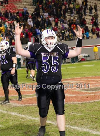 Thumbnail 1 in West Stokes vs. Kinston (NCHSAA 2AA State Final) photogallery.