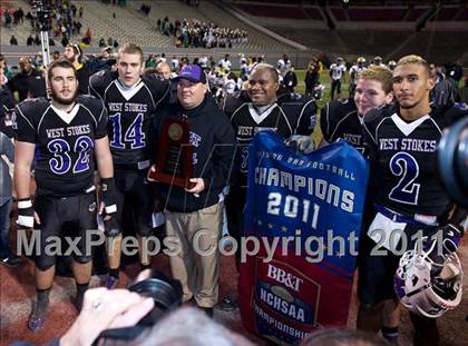 Thumbnail 1 in West Stokes vs. Kinston (NCHSAA 2AA State Final) photogallery.