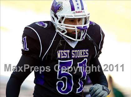 Thumbnail 3 in West Stokes vs. Kinston (NCHSAA 2AA State Final) photogallery.