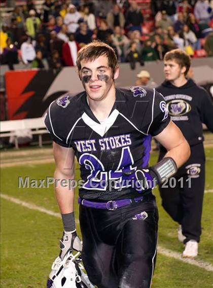 Thumbnail 2 in West Stokes vs. Kinston (NCHSAA 2AA State Final) photogallery.