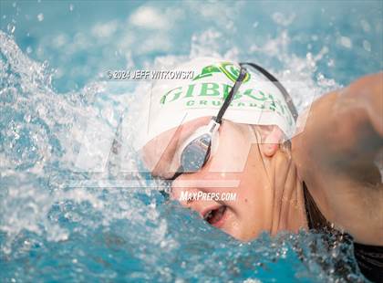 Thumbnail 1 in NCHSAA 4A State Swimming Championship photogallery.