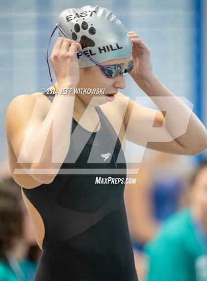 Thumbnail 1 in NCHSAA 4A State Swimming Championship photogallery.