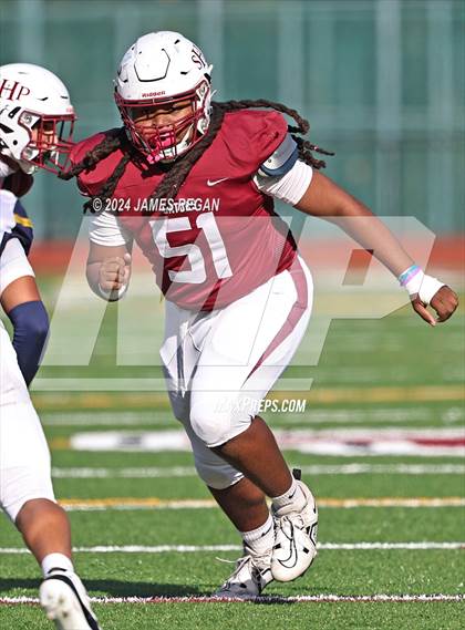 Thumbnail 1 in King's Academy @ Sacred Heart Prep (CCS D4 Quarterfinal) photogallery.