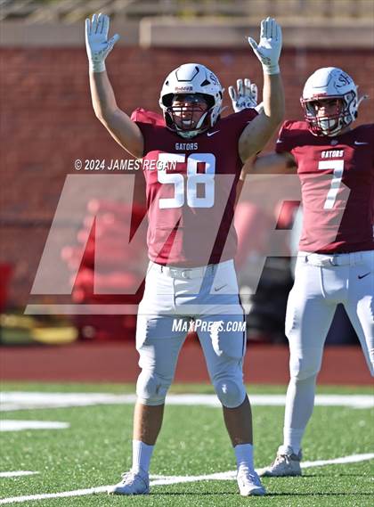 Thumbnail 1 in King's Academy @ Sacred Heart Prep (CCS D4 Quarterfinal) photogallery.