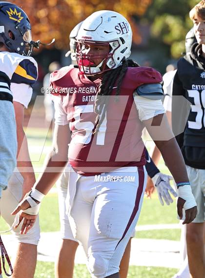 Thumbnail 1 in King's Academy @ Sacred Heart Prep (CCS D4 Quarterfinal) photogallery.