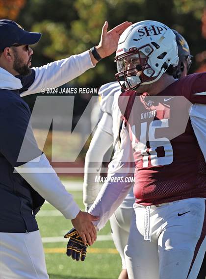 Thumbnail 1 in King's Academy @ Sacred Heart Prep (CCS D4 Quarterfinal) photogallery.