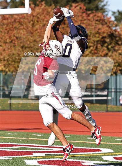 Thumbnail 3 in King's Academy @ Sacred Heart Prep (CCS D4 Quarterfinal) photogallery.