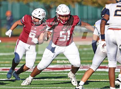 Thumbnail 1 in King's Academy @ Sacred Heart Prep (CCS D4 Quarterfinal) photogallery.